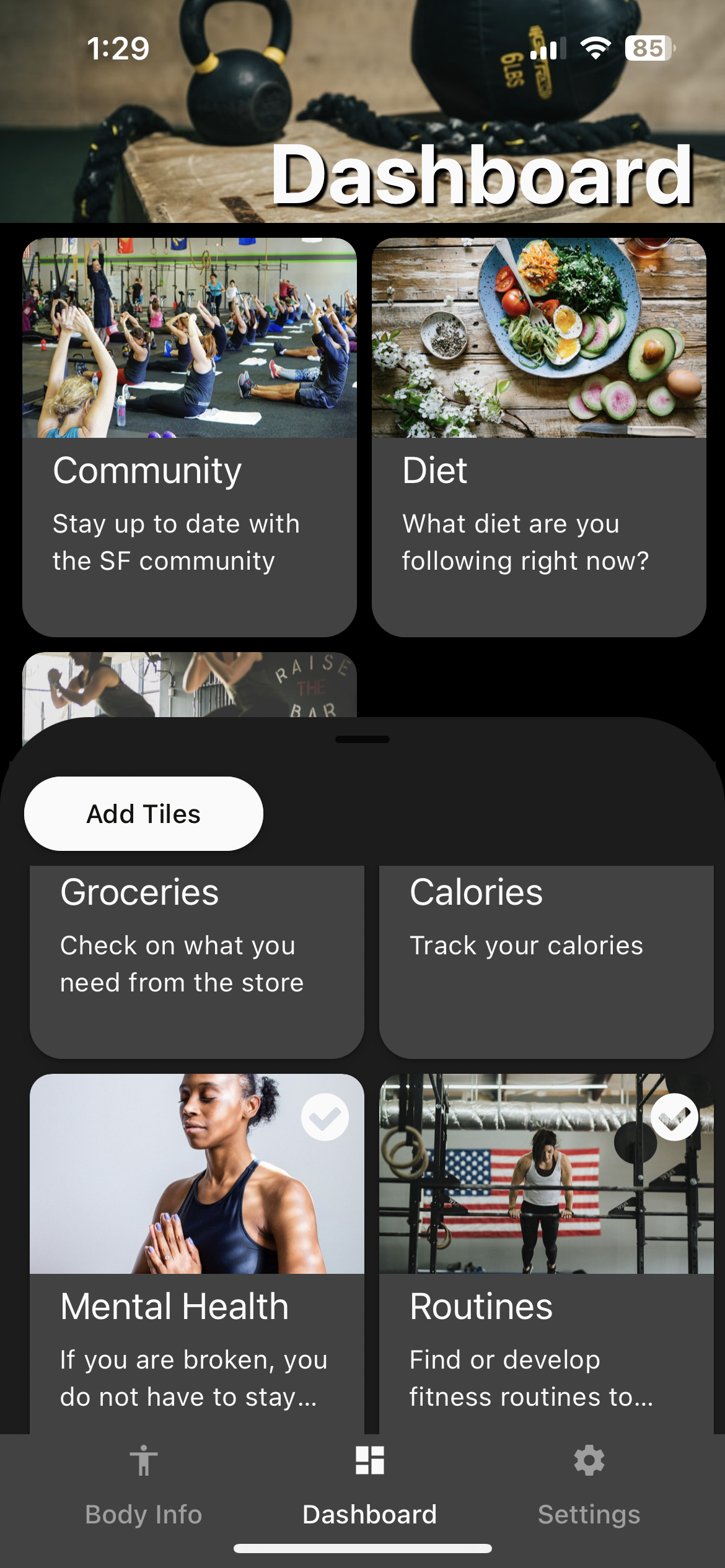 Personalized Dashboard