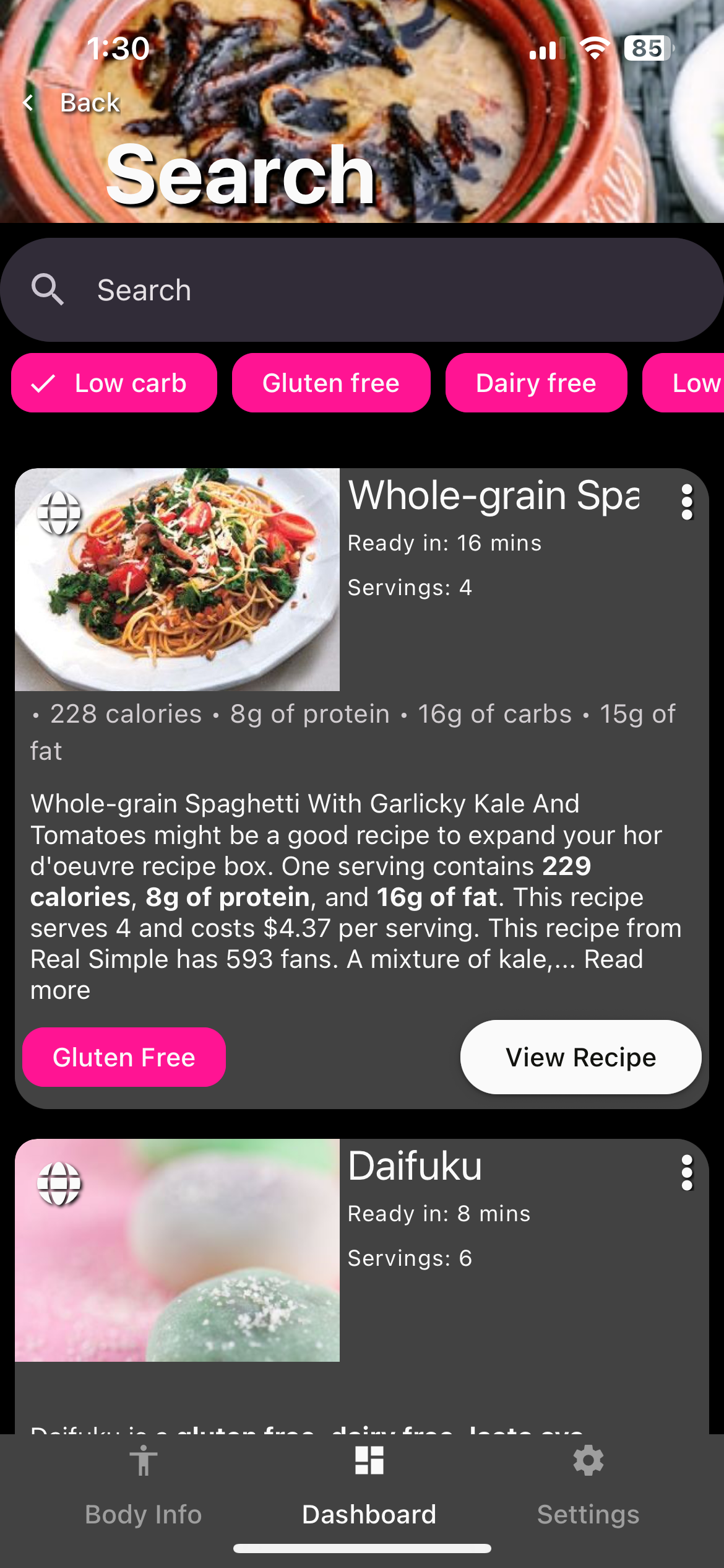Smart Recipes
